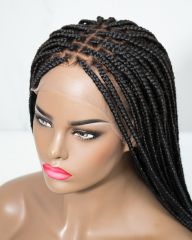 Knotless Box Braided Lace Front Wig (Ready To Ship)