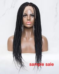 Small Box Braided Full Lace Wig (Size M)