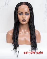Knotless Short Box Braided Lace Front Wig (Size M)