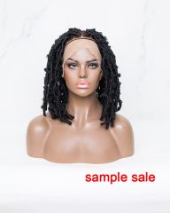 Short Shoulder Length Butterfly Locs Full Lace Wig (Size M)