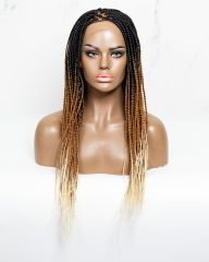 Small Box Braided Full Lace Wig (Size S)