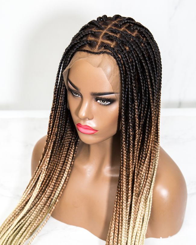 NeatandSleek  Knotless Box Braided Lace Front Wig