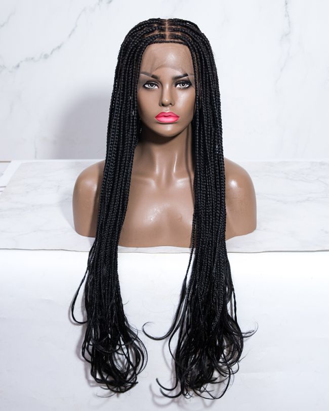 NeatandSleek  Knotless Goddess Box Braided Wig