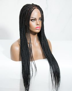 NeatandSleek  Knotless Box Braided Lace Front Wig