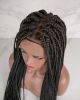 Medium Box Long Braided Full Lace Wig (ready to ship)