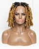 Ombre Blonde Butterfly Locs Lace Front Wig (Size S)